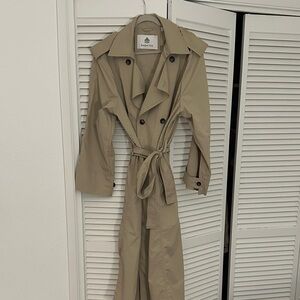 Babaton Khaki Trench Coat